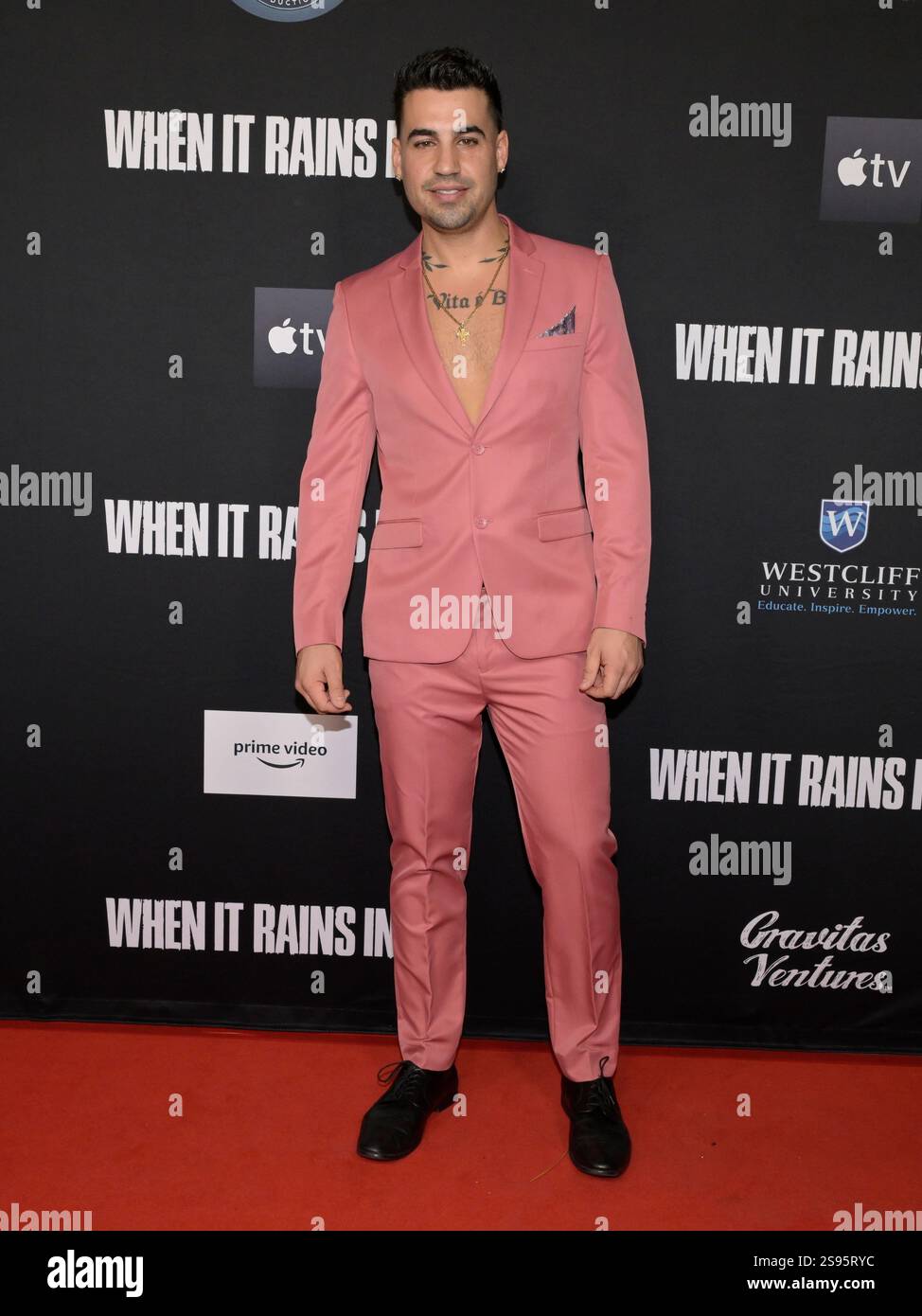 23 January 2025 Hollywood, California Jojo Guadagno. Los Angeles Premiere Of "When It Rains