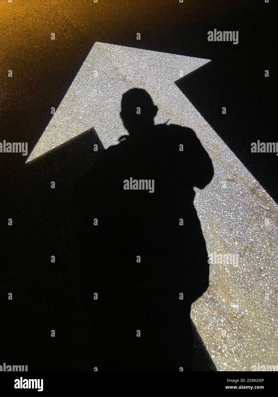 Which way is the guy with the camera? - Smartphone Captured Stock Image