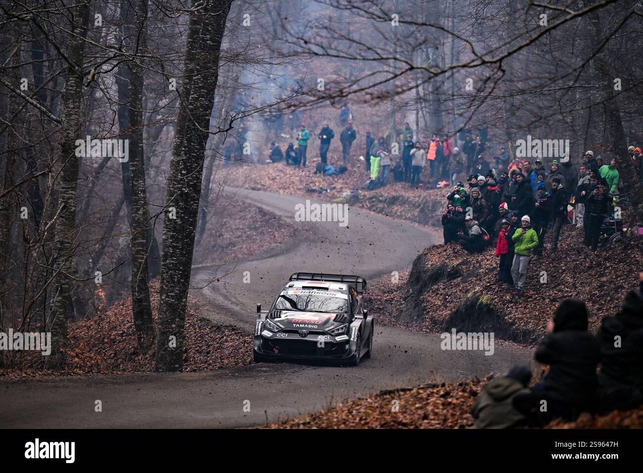 The Driver Takamoto Katsuta And Co-DriverAaron Johnston Of Team Toyota ...