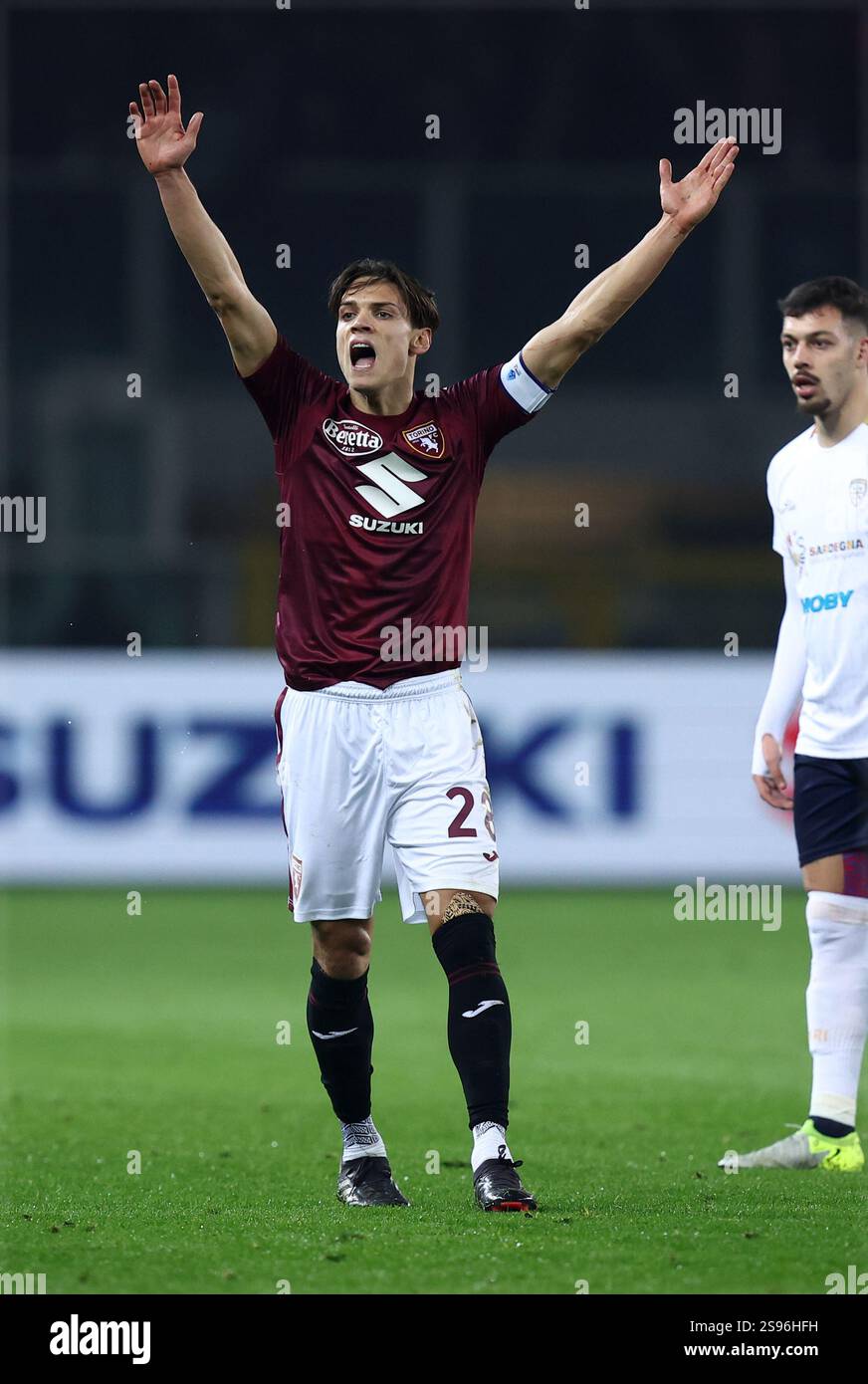 Samuele Ricci of Torino Fc gestures during the Serie A match beetween ...