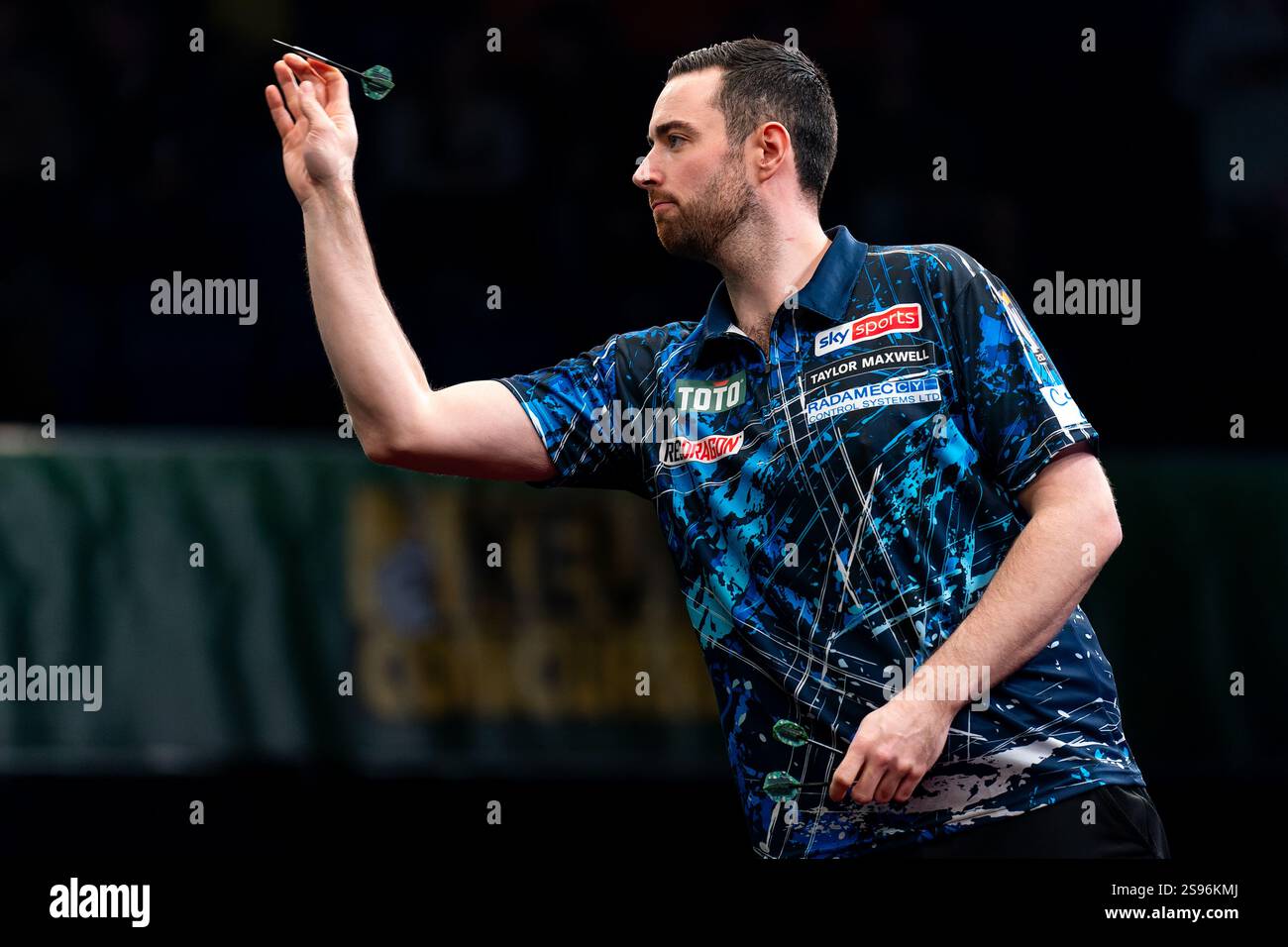DEN BOSCH, NETHERLANDS JANUARY 24 Luke Humphries of England during
