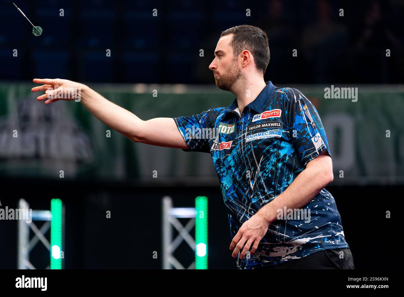 DEN BOSCH, NETHERLANDS JANUARY 24 Luke Humphries of England during