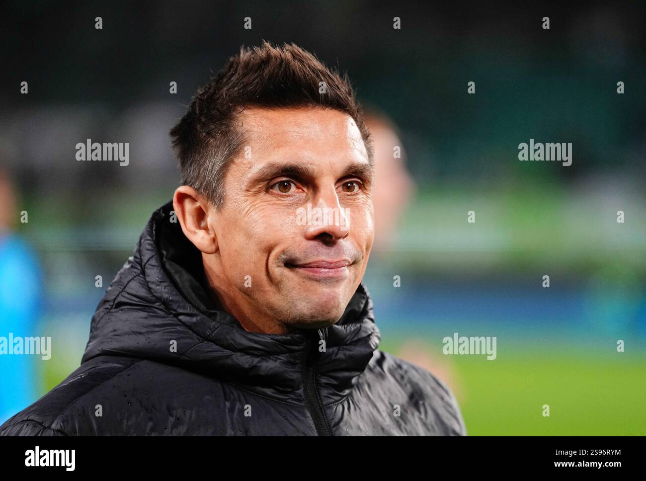 January 24 2025: Marcel Rapp (Holstein Kiel) looks on during a 1 ...