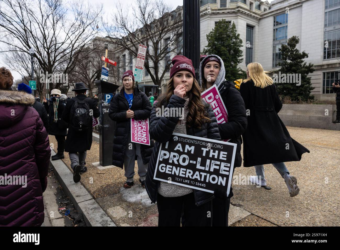 Pro-life demonstrators participate in the annual March For Life in ...