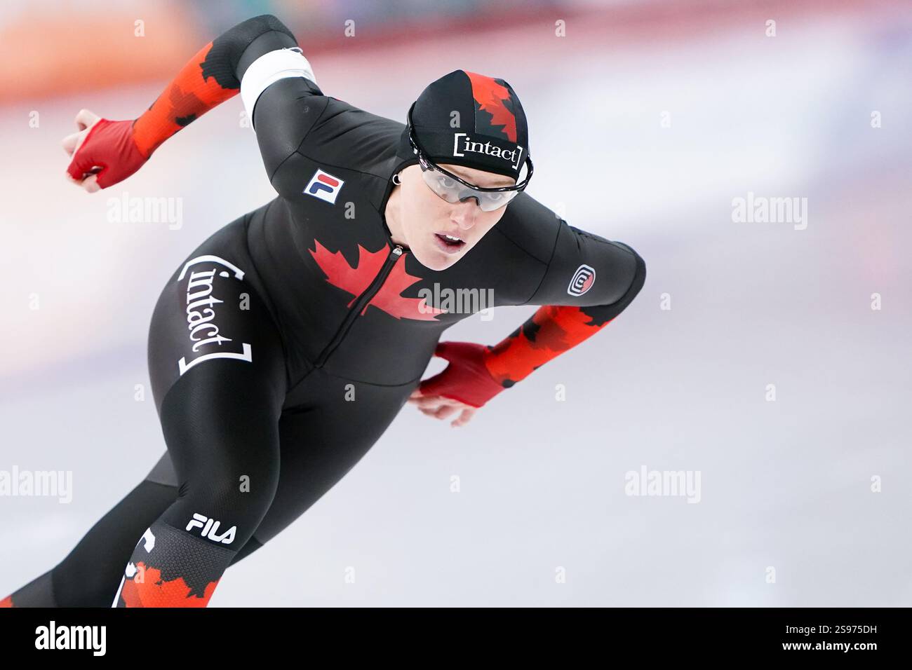 CALGARY, CANADA JANUARY 24 Abigail Mccluskey of Canada competing