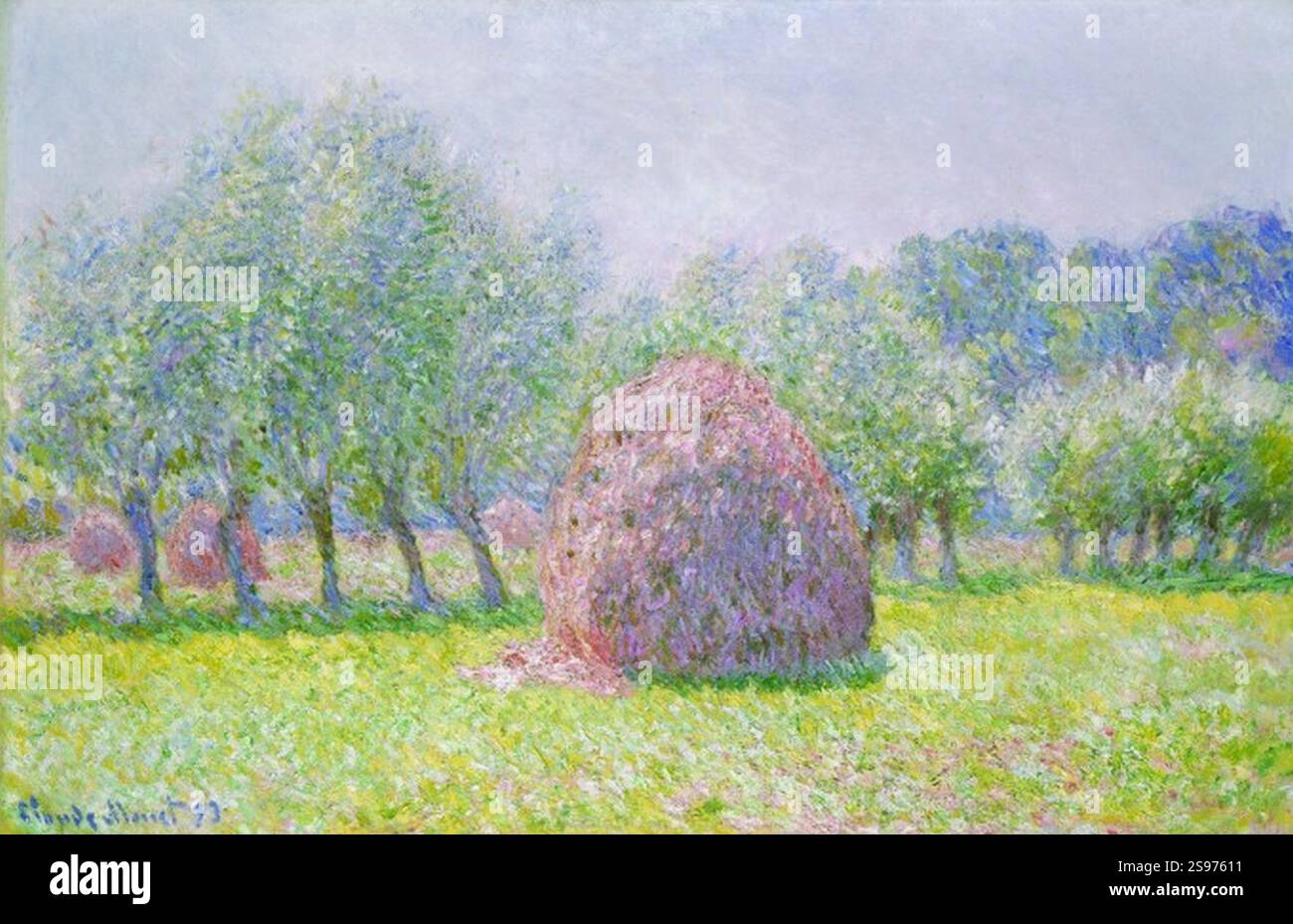 Grainstack (1893) Claude Monet Stock Photo - Alamy