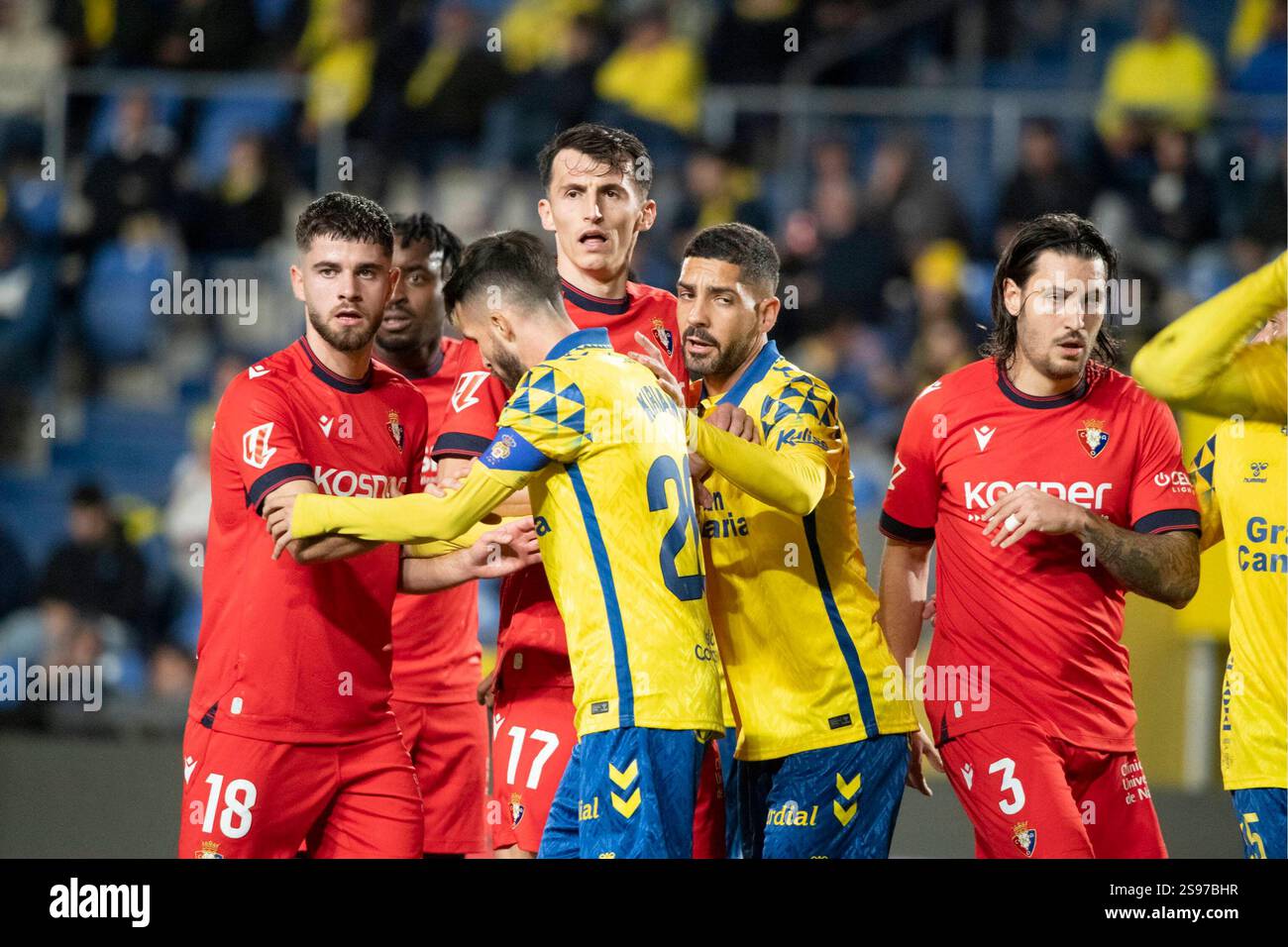 Spanish La Liga EA Sports soccer match Las Palmas vs Osasuna at Gran ...