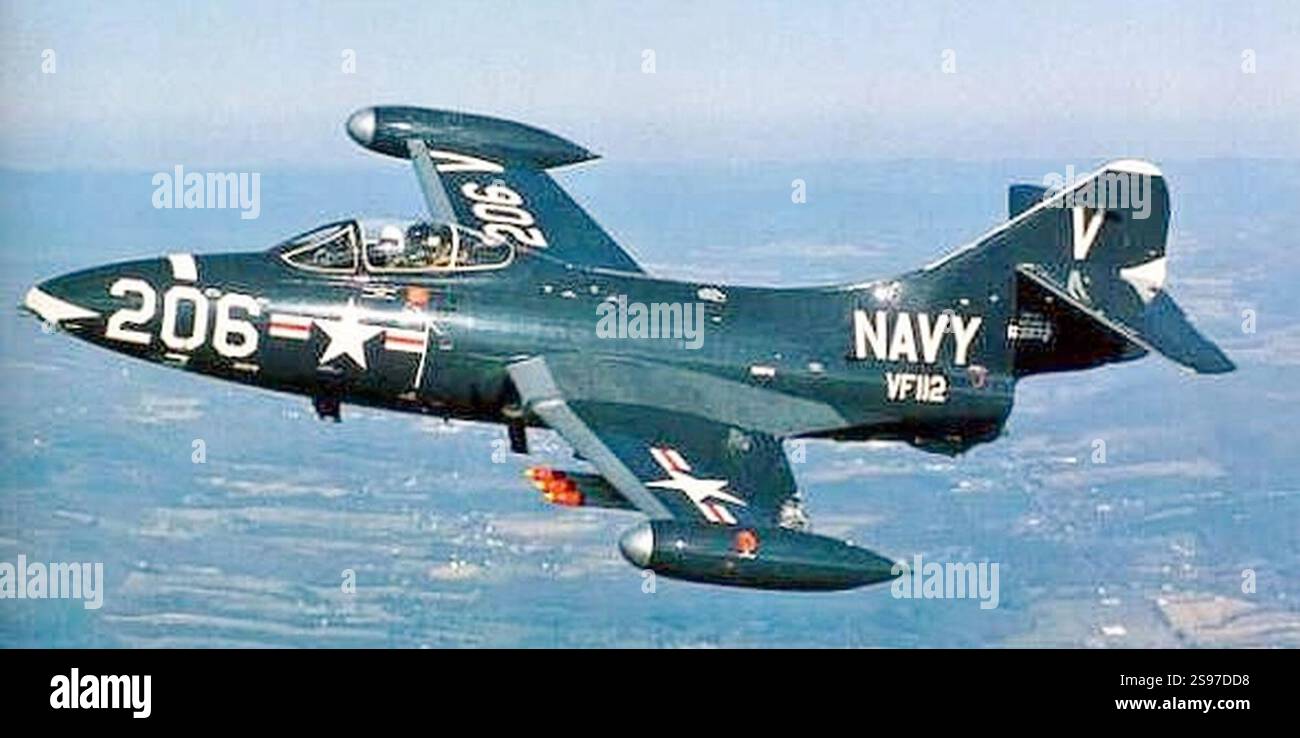 Grumman f9f panther hi-res stock photography and images - Alamy