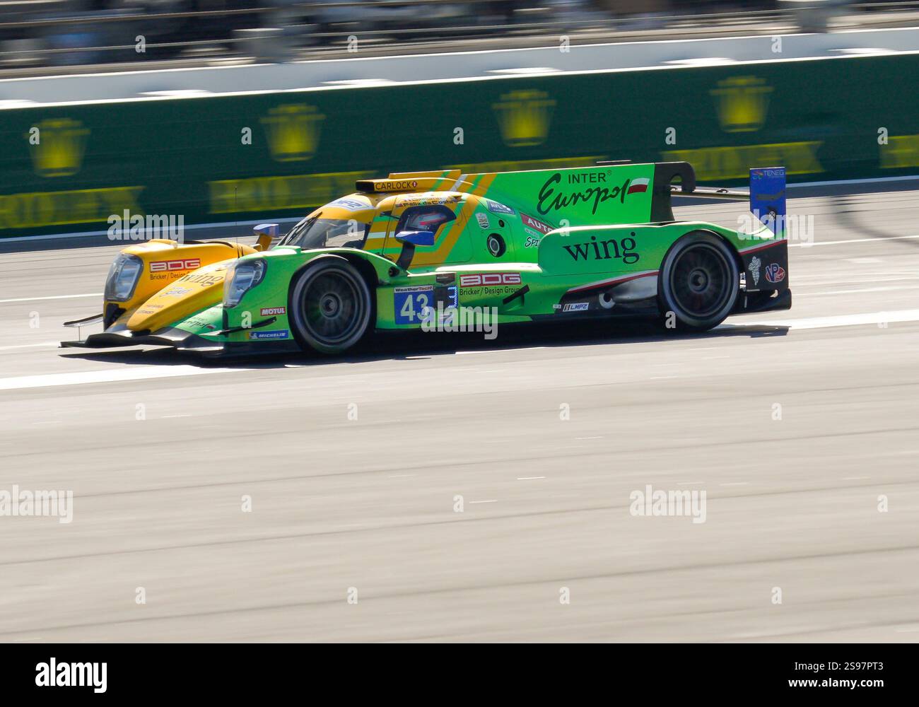 DAYTONA, FL - JANUARY 24: (43) LMP2 Driver Jon Field, Tom Dillmann ...