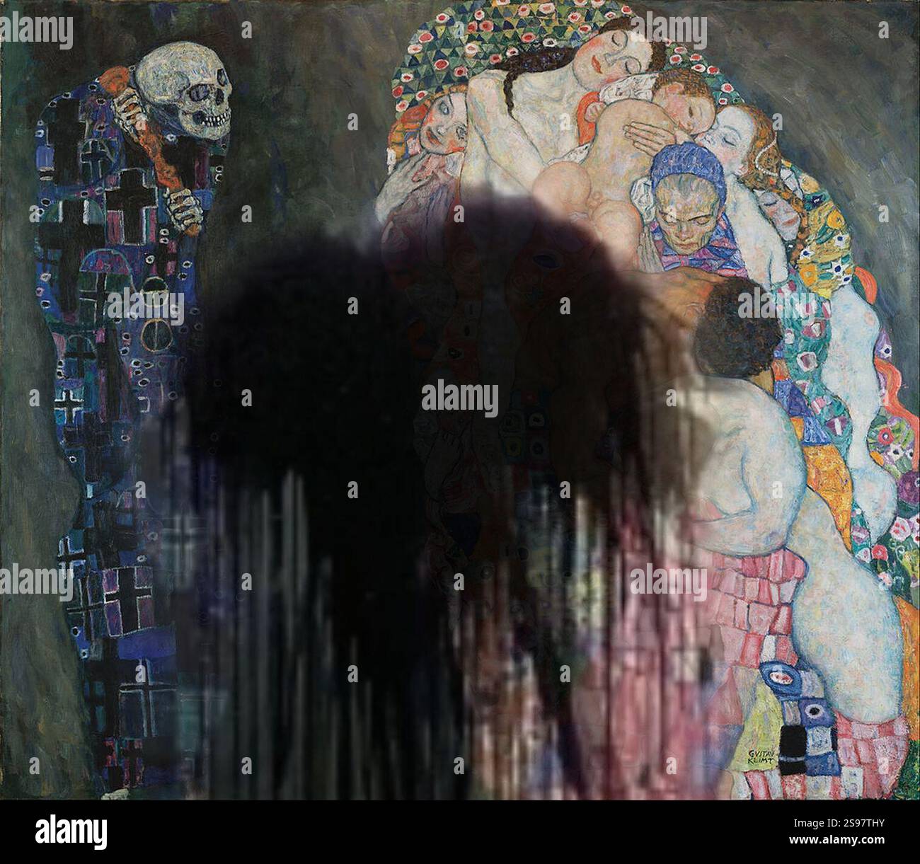 Gustav Klimt - Death and Life - Letzte Generation Stock Photo - Alamy
