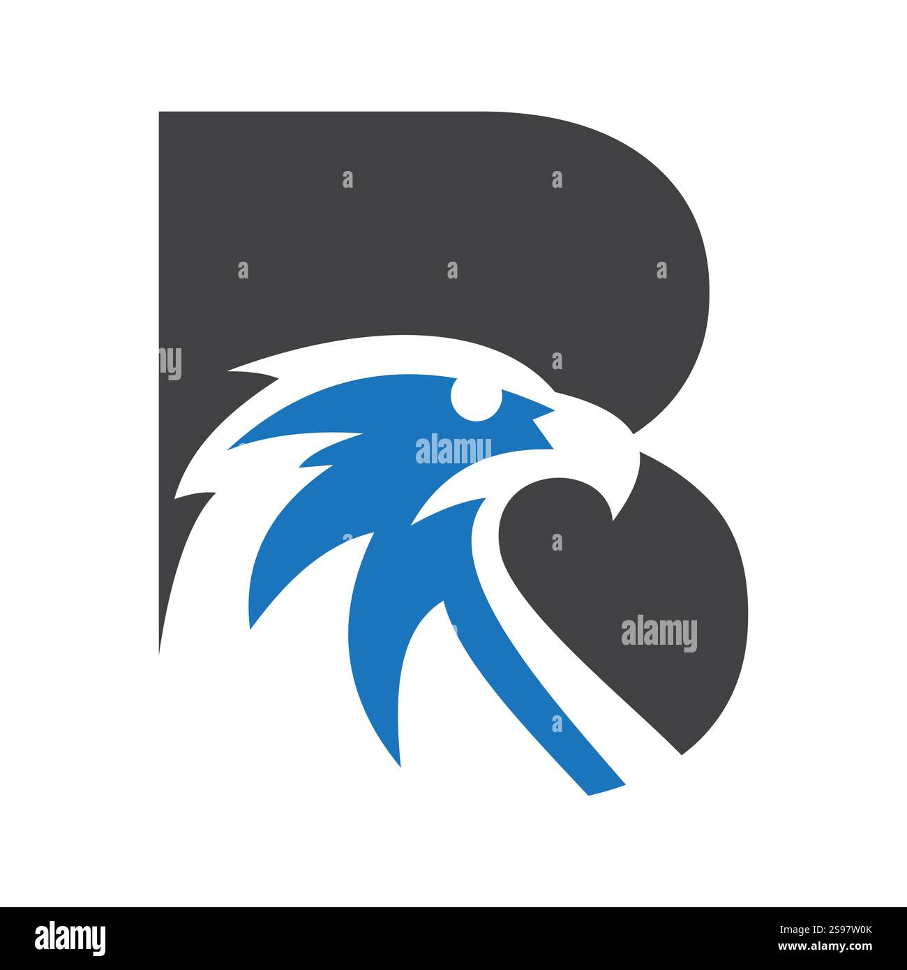 Initial Letter B Eagle Logo. Eagle Head Logo Concept For Business ...