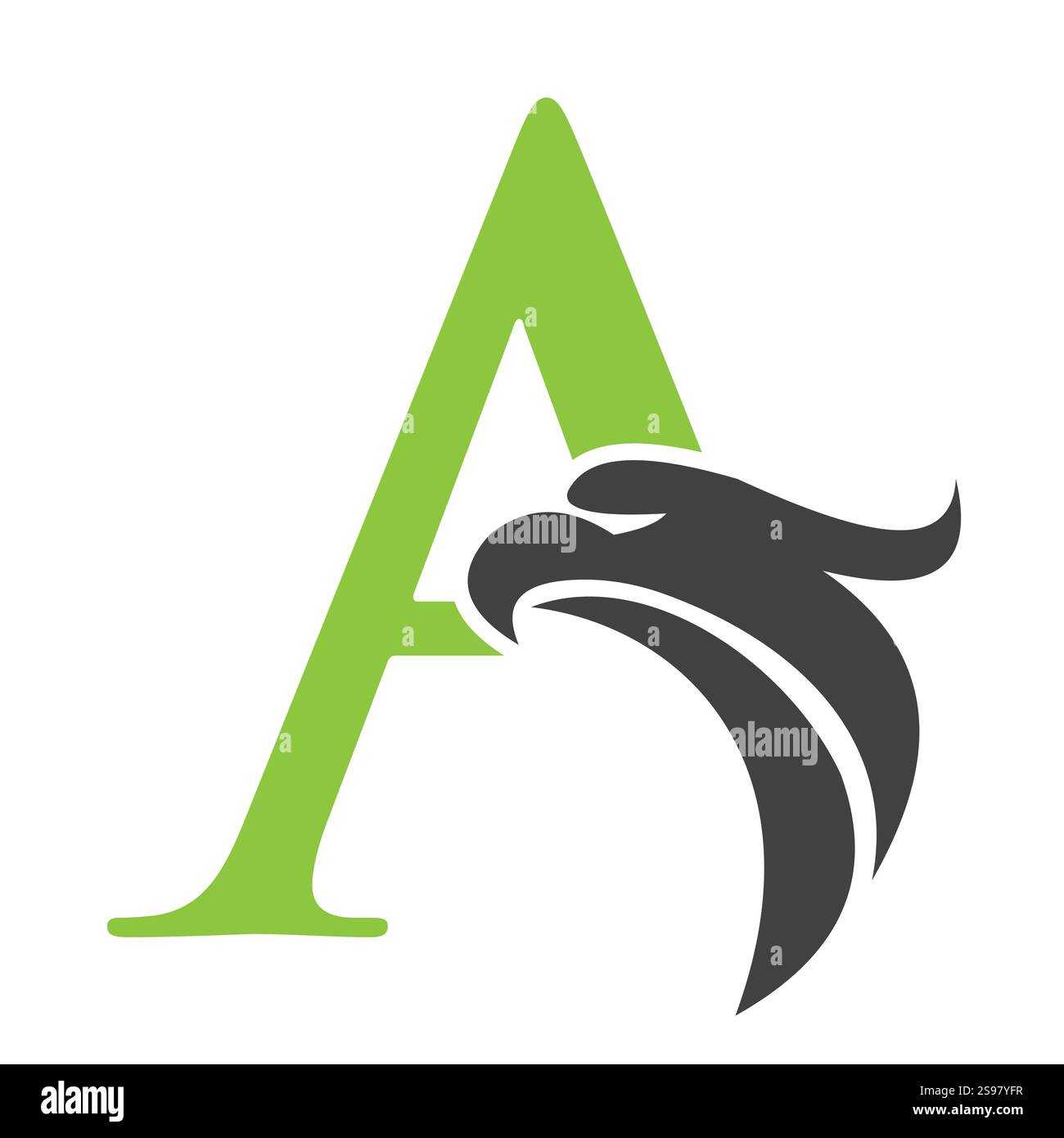 Initial Letter A Eagle Logo. Eagle Head Logo Concept For Business ...
