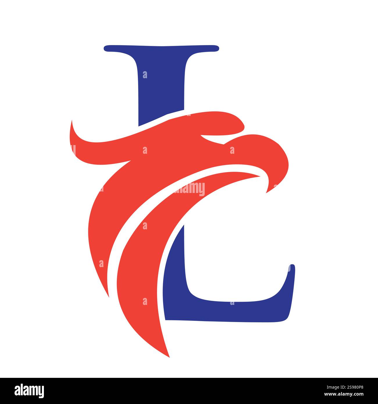 Initial Letter L Eagle Logo. Eagle Head Logo Concept For Business ...