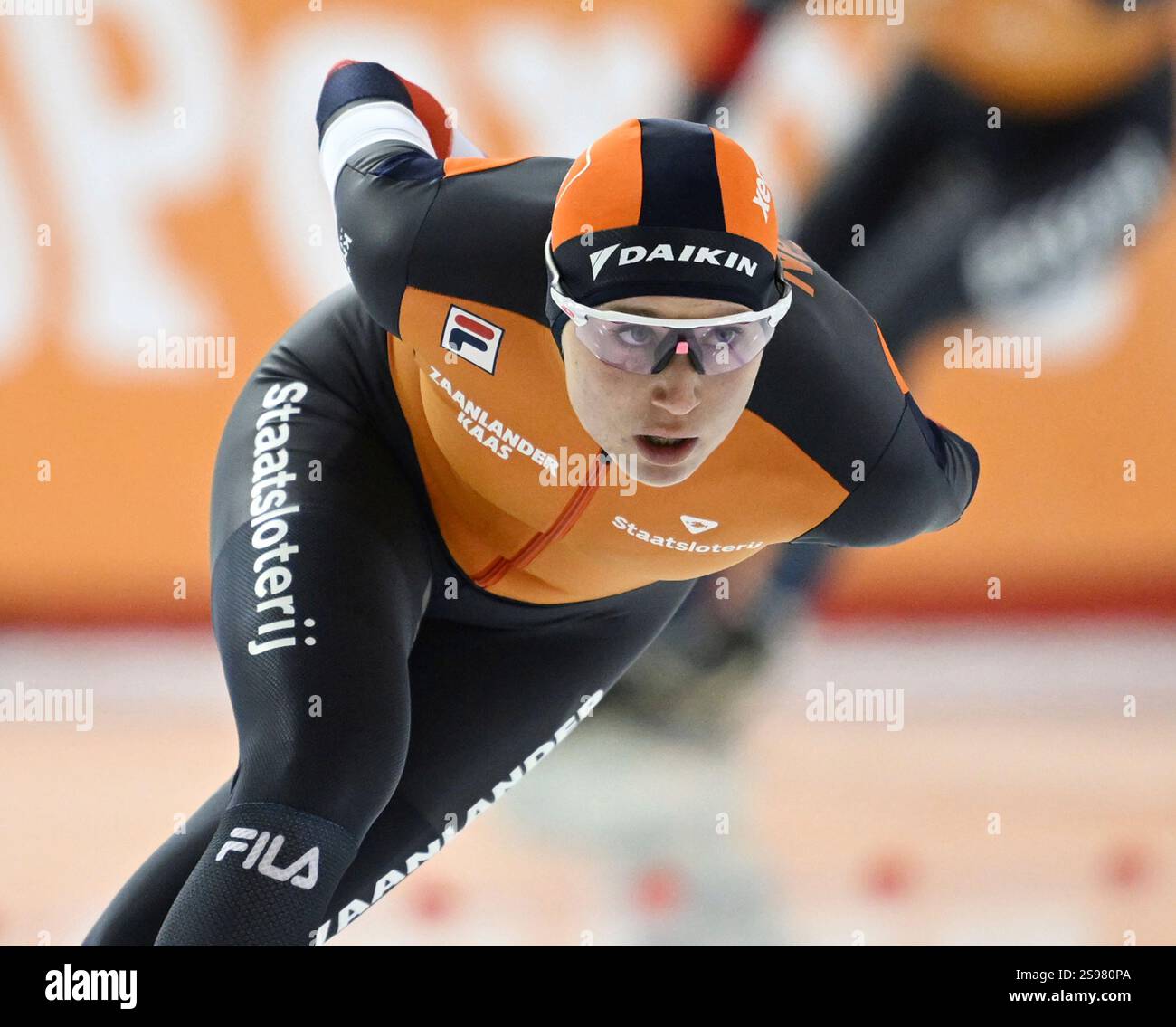 Merel Conijn of Netherlands competes during women's 5000m of ISU World