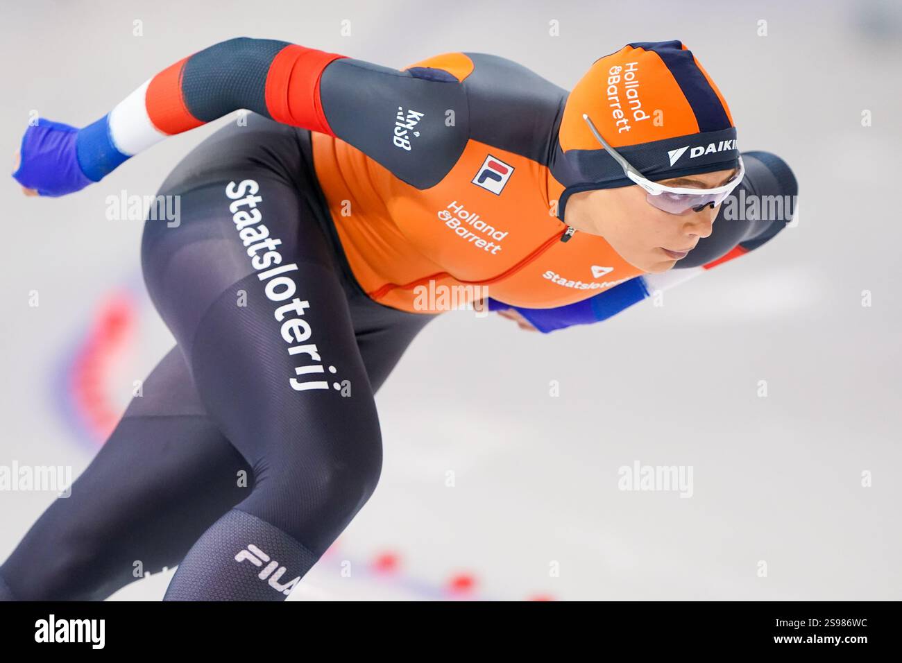 CALGARY, CANADA JANUARY 24 Jutta Leerdam of Netherlands competing