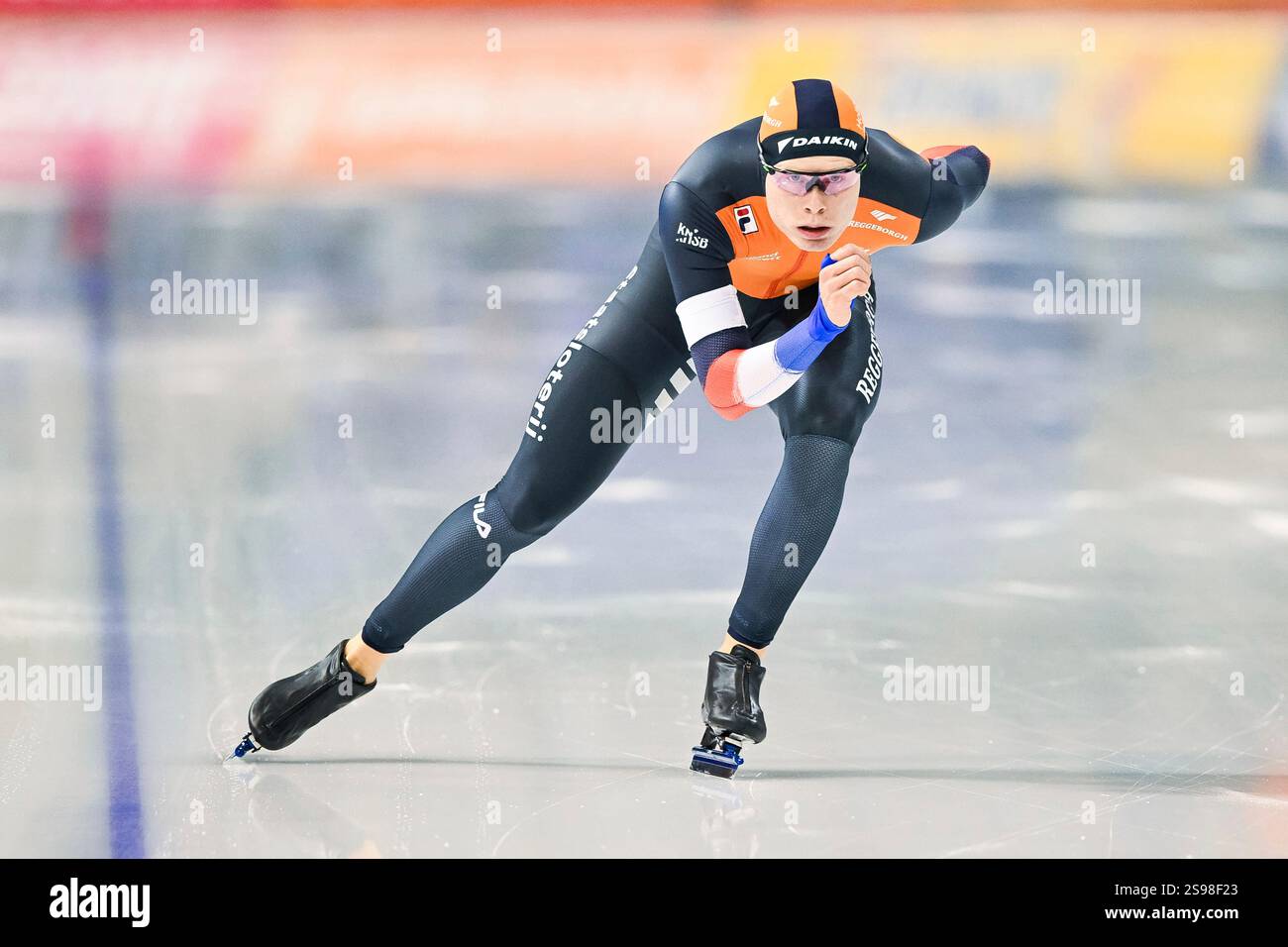 CALAGARY, AB JANUARY 24 Tim Prins (NED) races during the 1500m Men