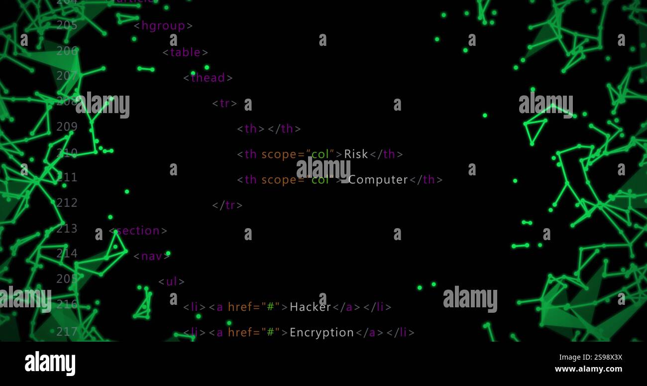 Image of data processing over shapes moving. Global business and ...