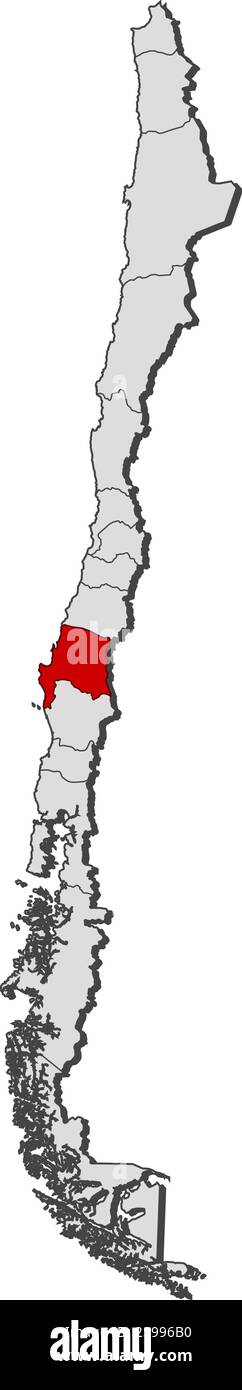 Bio bio chile map geography hi-res stock photography and images - Alamy