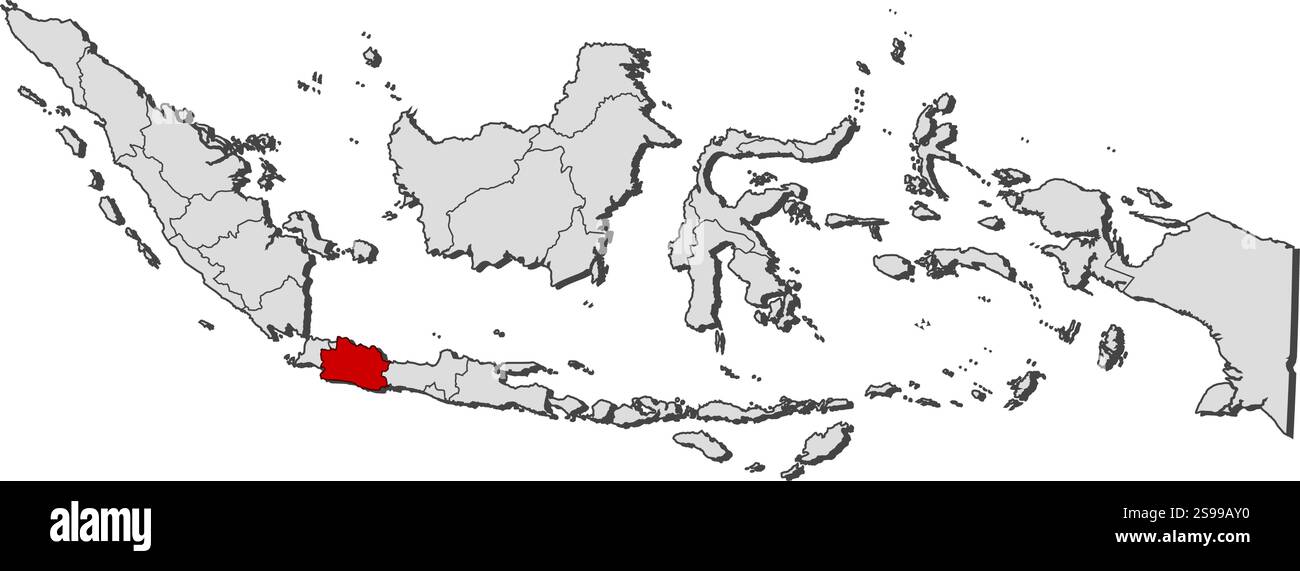 West java province indonesia Stock Vector Images - Alamy