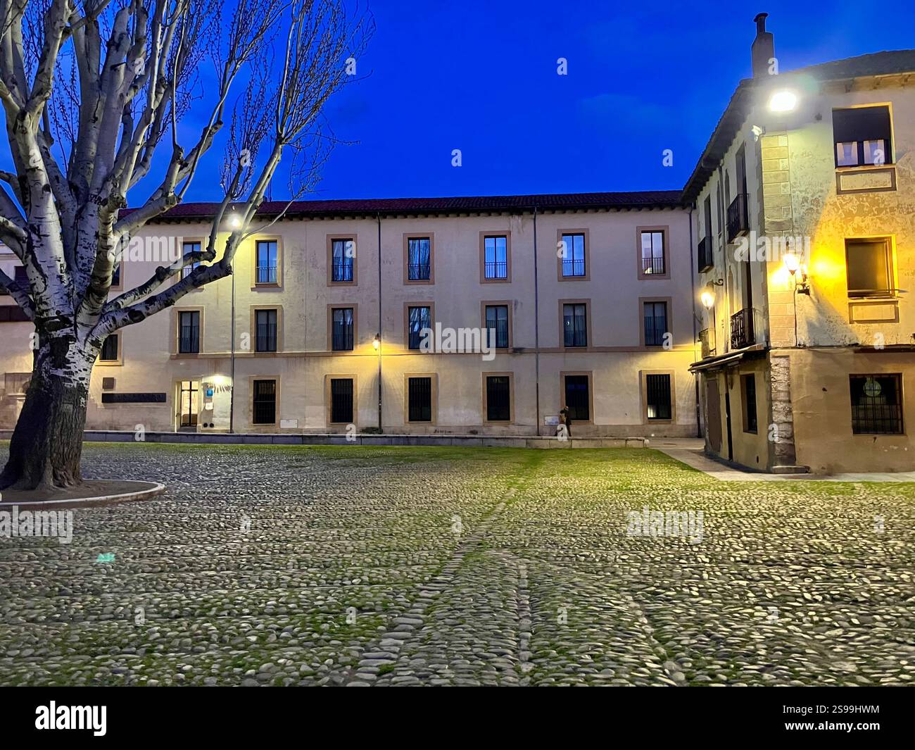 Plaza del Grano, León, Castille y Léon, Spain - Smartphone Captured Stock Image