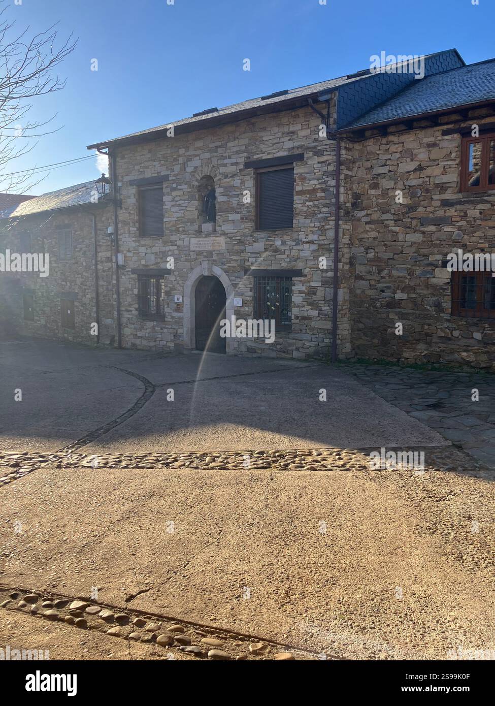 Monasterio de San Salvador del Monte Irago, Rabanal del Camino, Spain - Smartphone Captured Stock Image