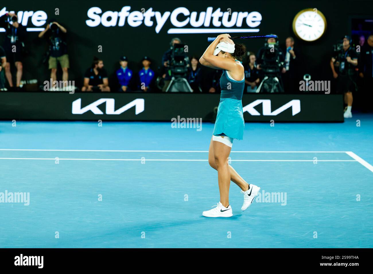 Melbourne, Australia, 25 Jan 2025. Madison Keys (USA) during the 2025