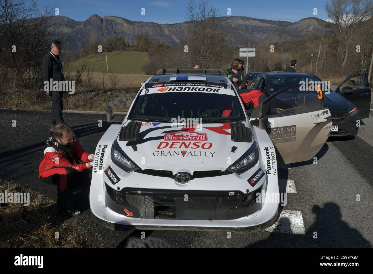 Photo Dédicacée Sami Pajari – WRC Toyota – Monte-Carlo 2025