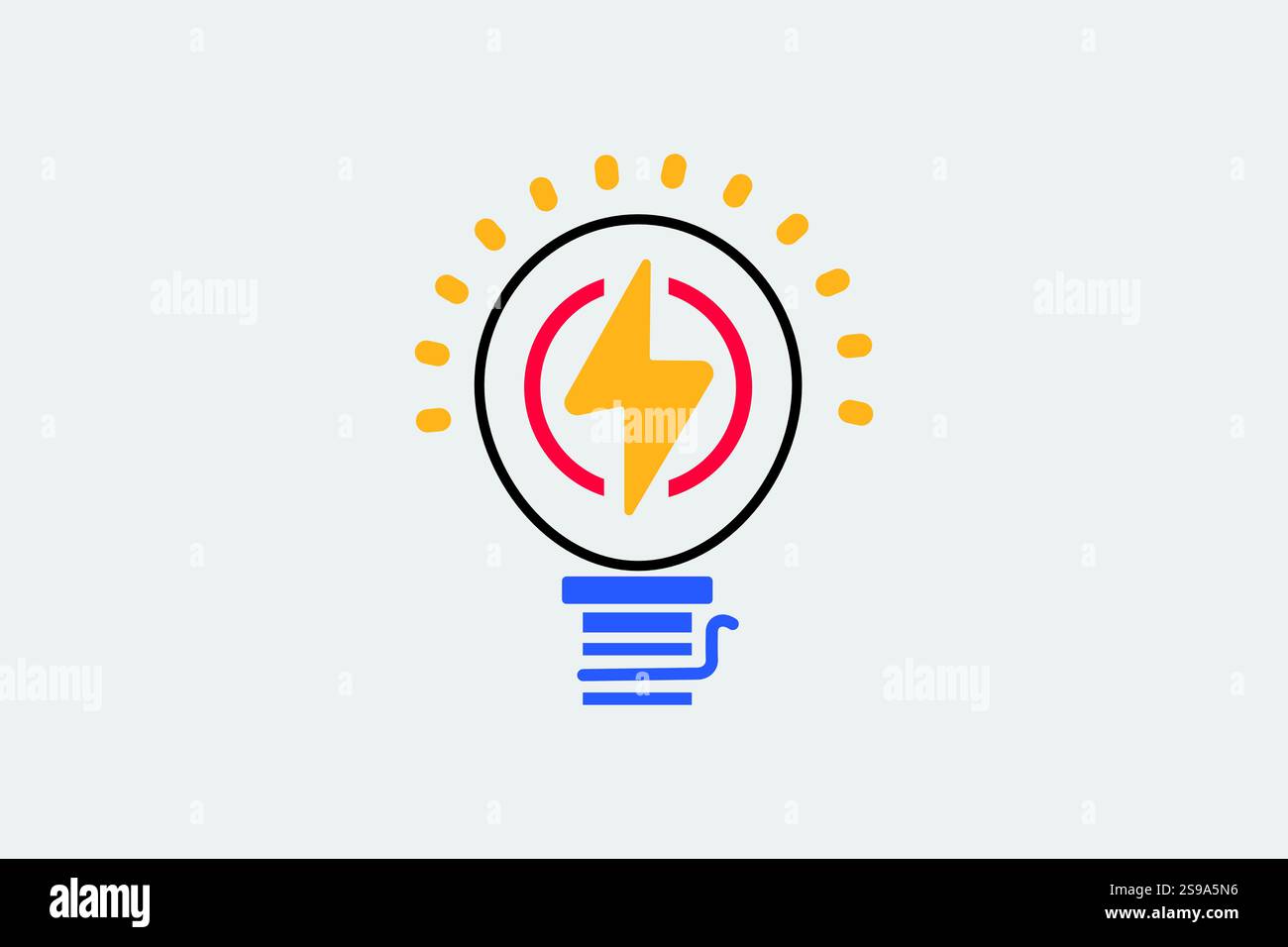 Electric Logo Design Professional & Classic Stock Vector