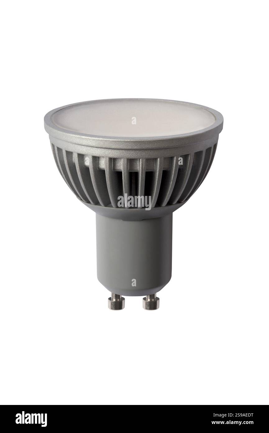 LED light bulb for energy saving. Light emitting diode. Insulated object Stock Photo