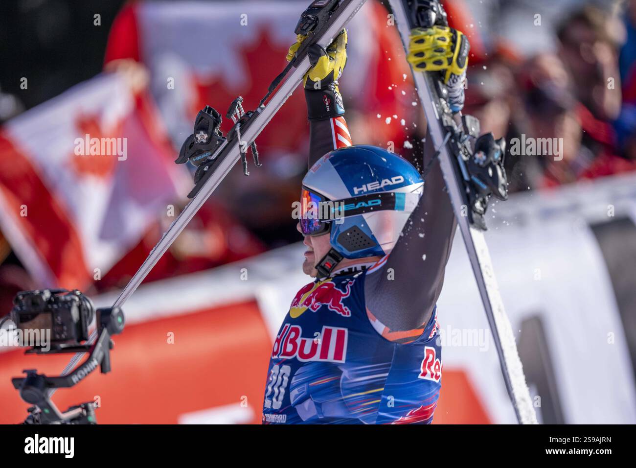 KITZBUEHEL, AUSTRIA JANUARY 25 James Crawford of Canada during the
