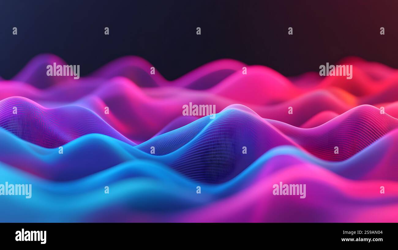 Vibrant energy waves radiating from a central point,symbolizing ...