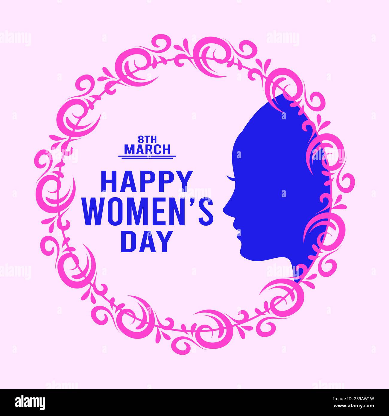 International Women's Day Vector illustration Stock Vector