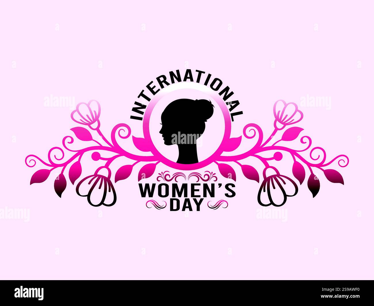 International Women's Day Vector illustration Stock Vector