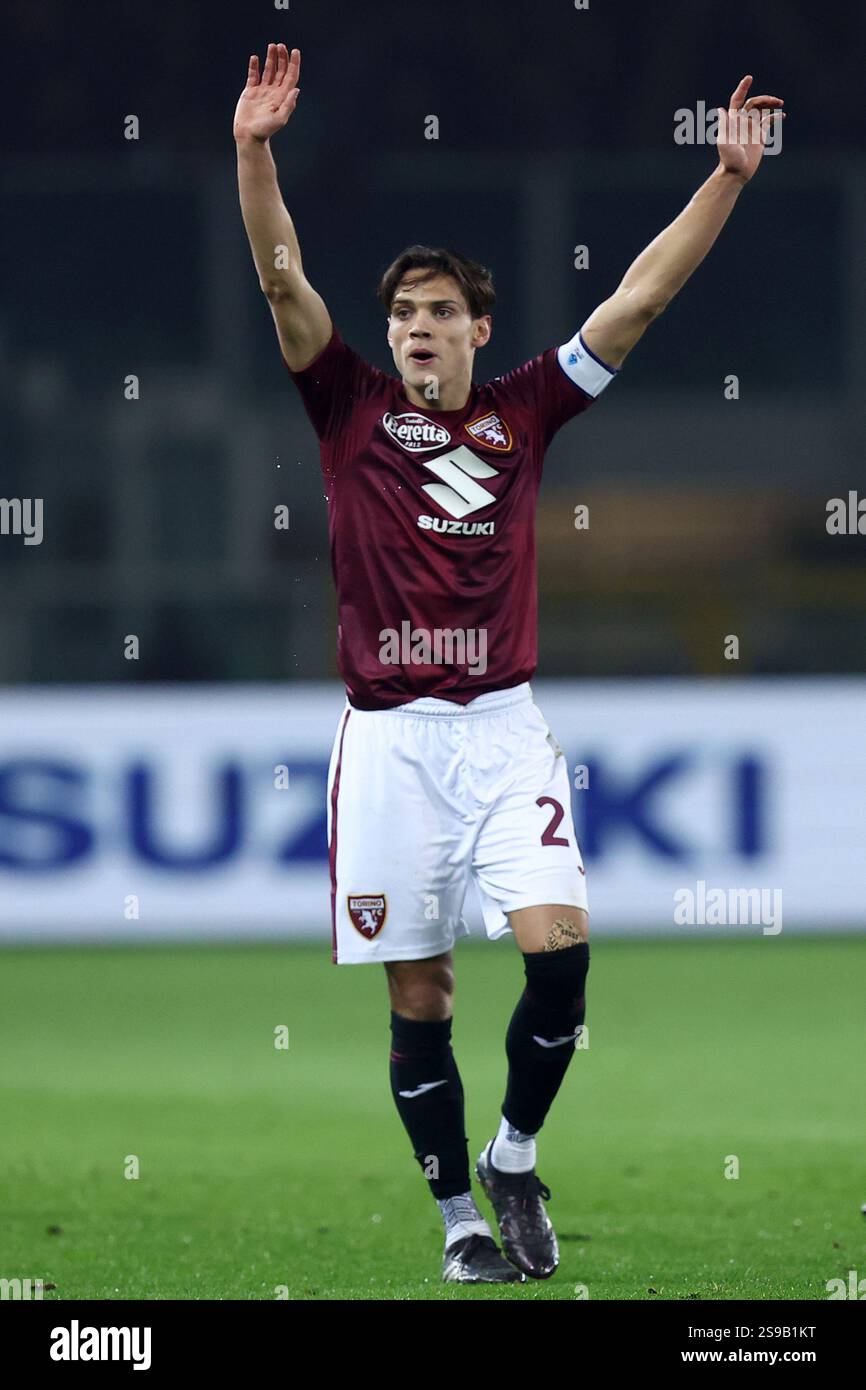 Samuele Ricci of Torino Fc gestures during the Serie A match beetween ...