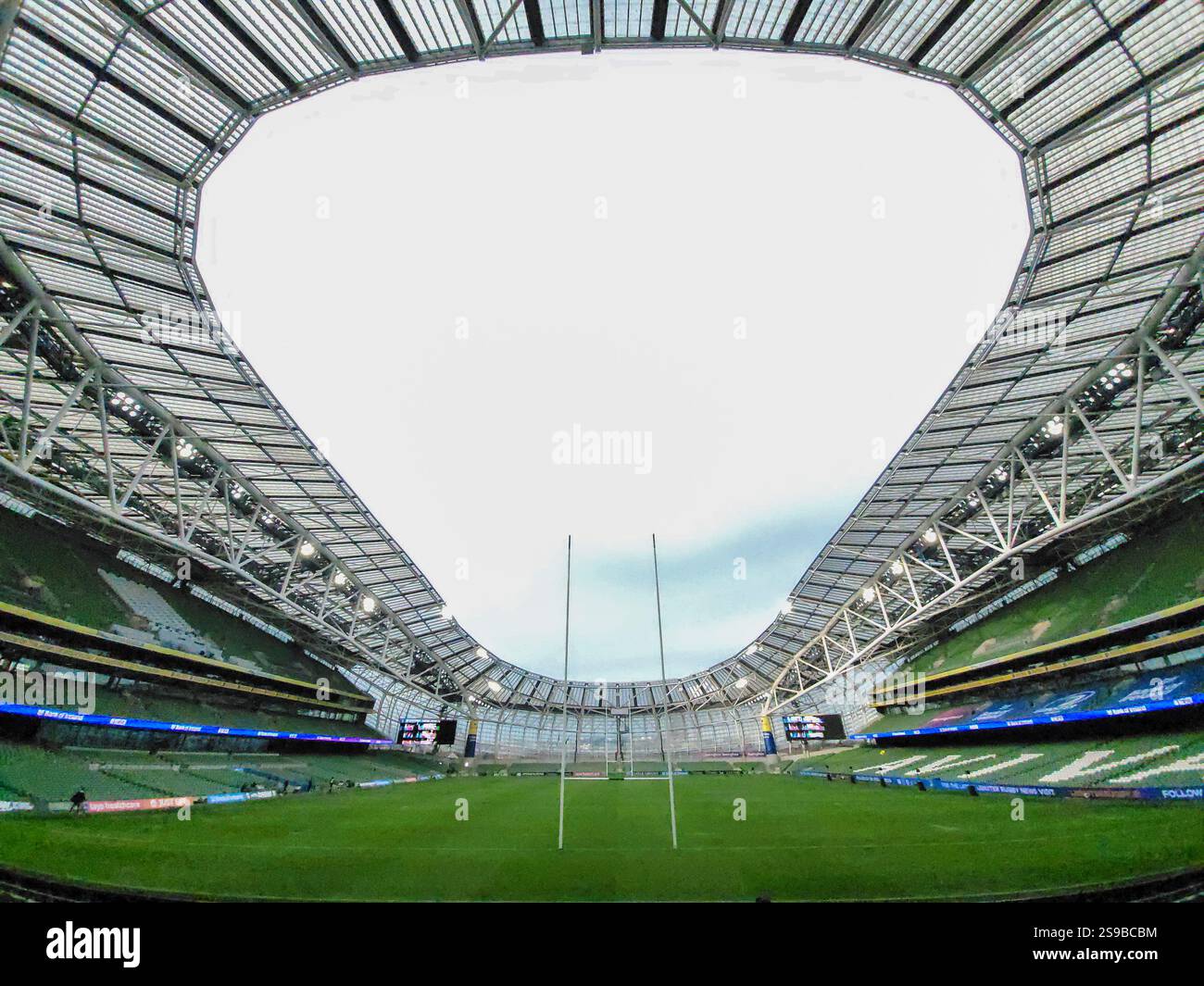 25th January 2025; Aviva Stadium, Dublin, Ireland; United Rugby ...