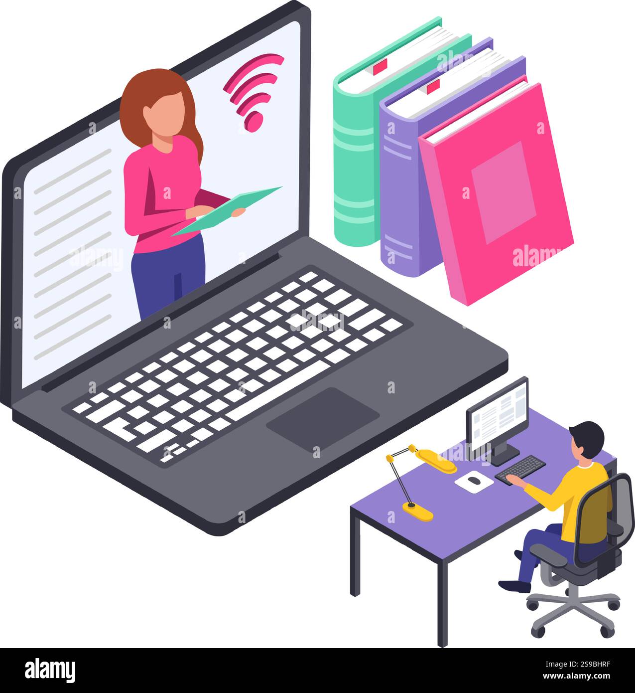 Using webinar Stock Vector Images - Alamy