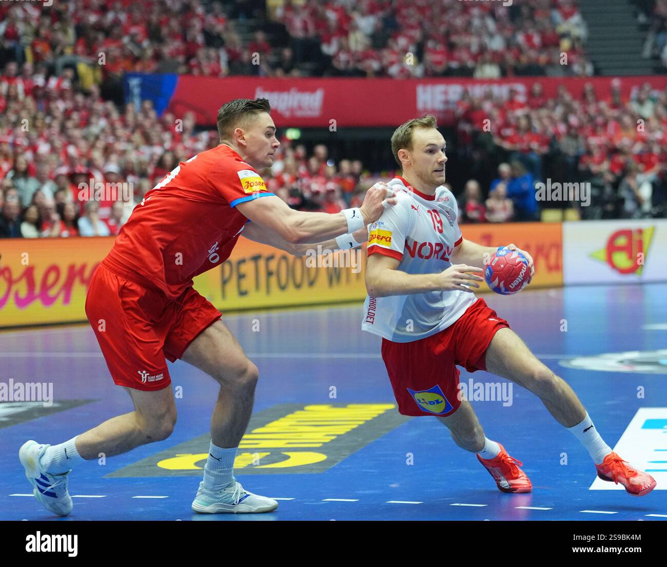 Handball Past 25 January 2025, Denmark, Herning: Handball: World Championship, Czech ...