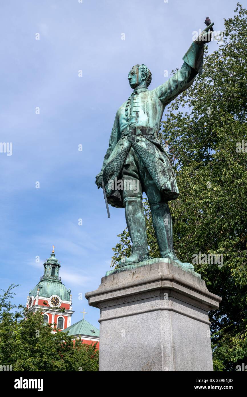 Monument to Karl XII The opening of the Stockholm monument took place ...