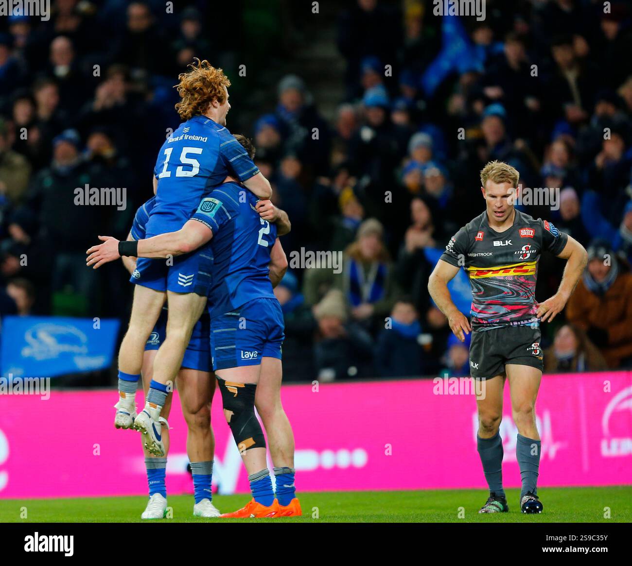 Why did the Lions struggle against Leinster?