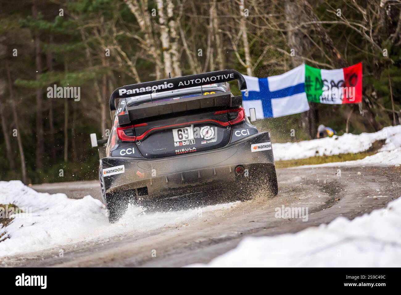 photo Carte signée Kalle Rovanpera WRC Toyota Monte Carlo