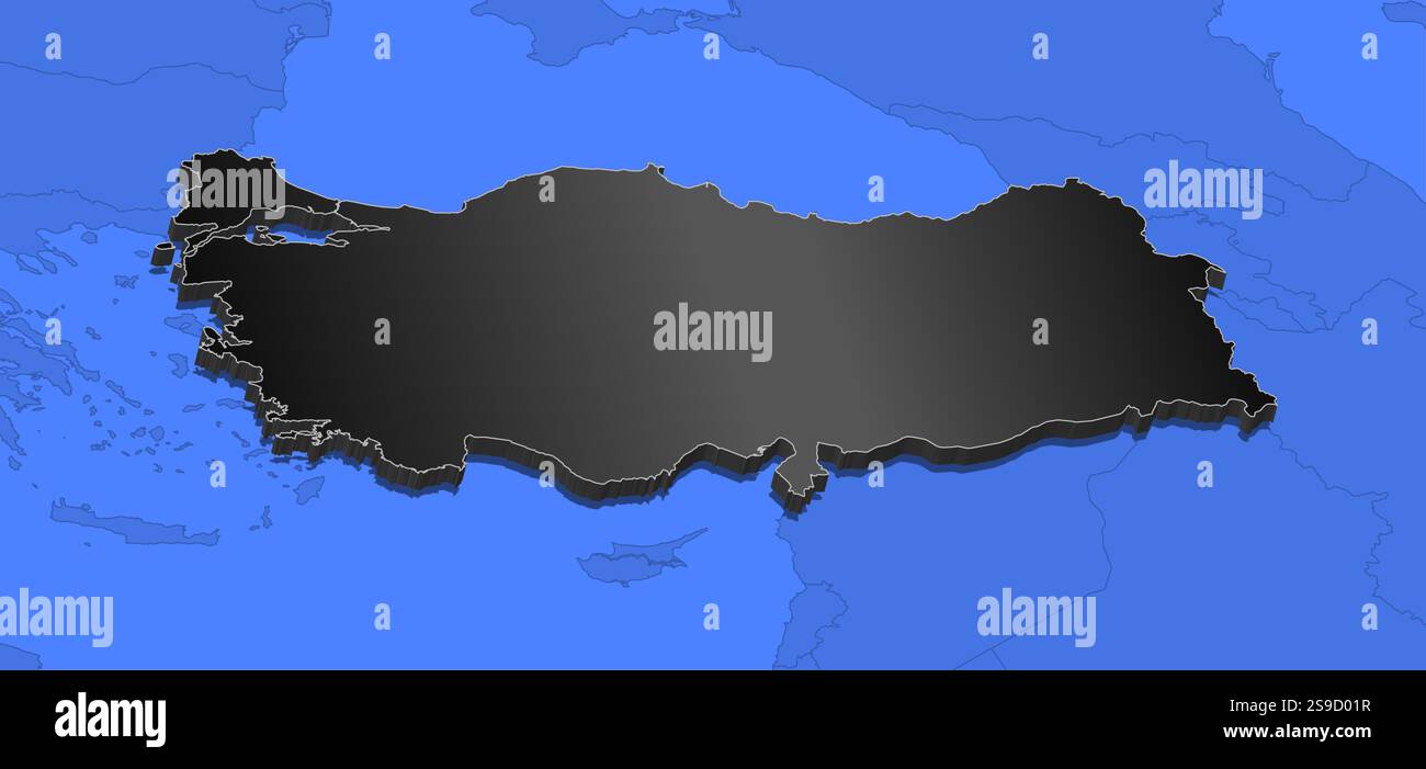 Turkey Inbreeding Map Maps of turkey Stock Vector Images - Alamy