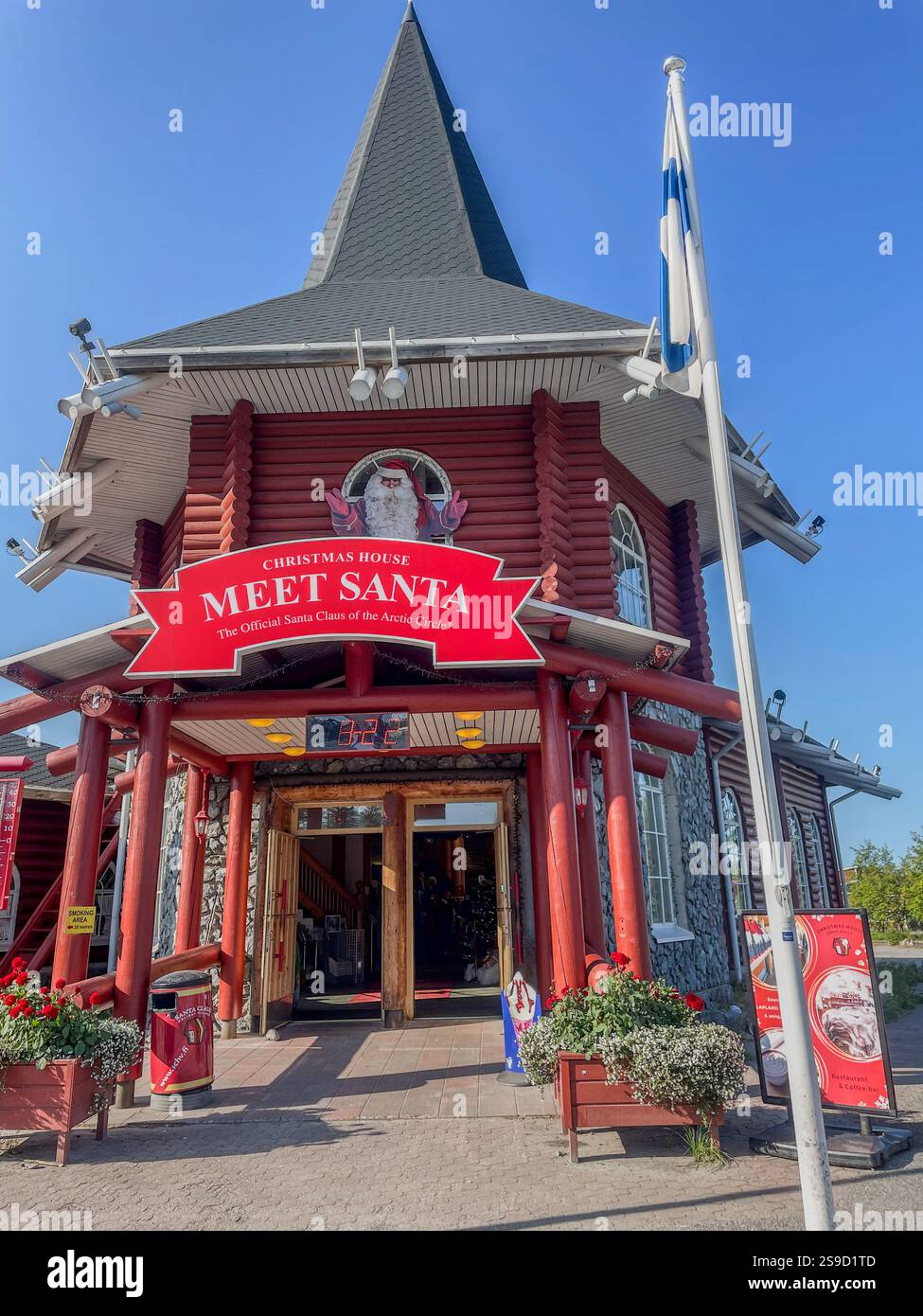 Santa Claus Village, Rovaniemi, Finland - Smartphone Captured Stock Image