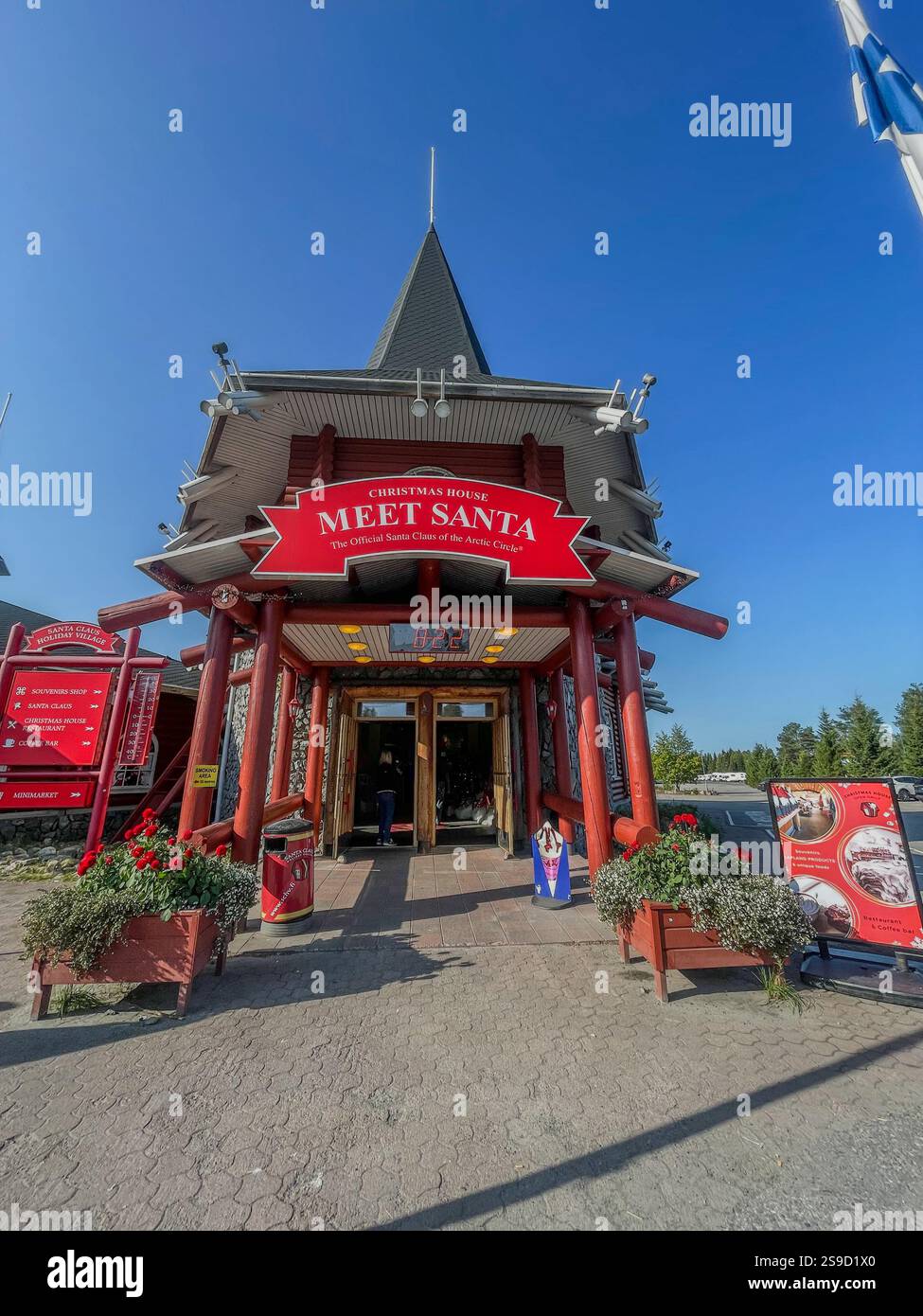 Santa Claus Village, Rovaniemi, Finland - Smartphone Captured Stock Image