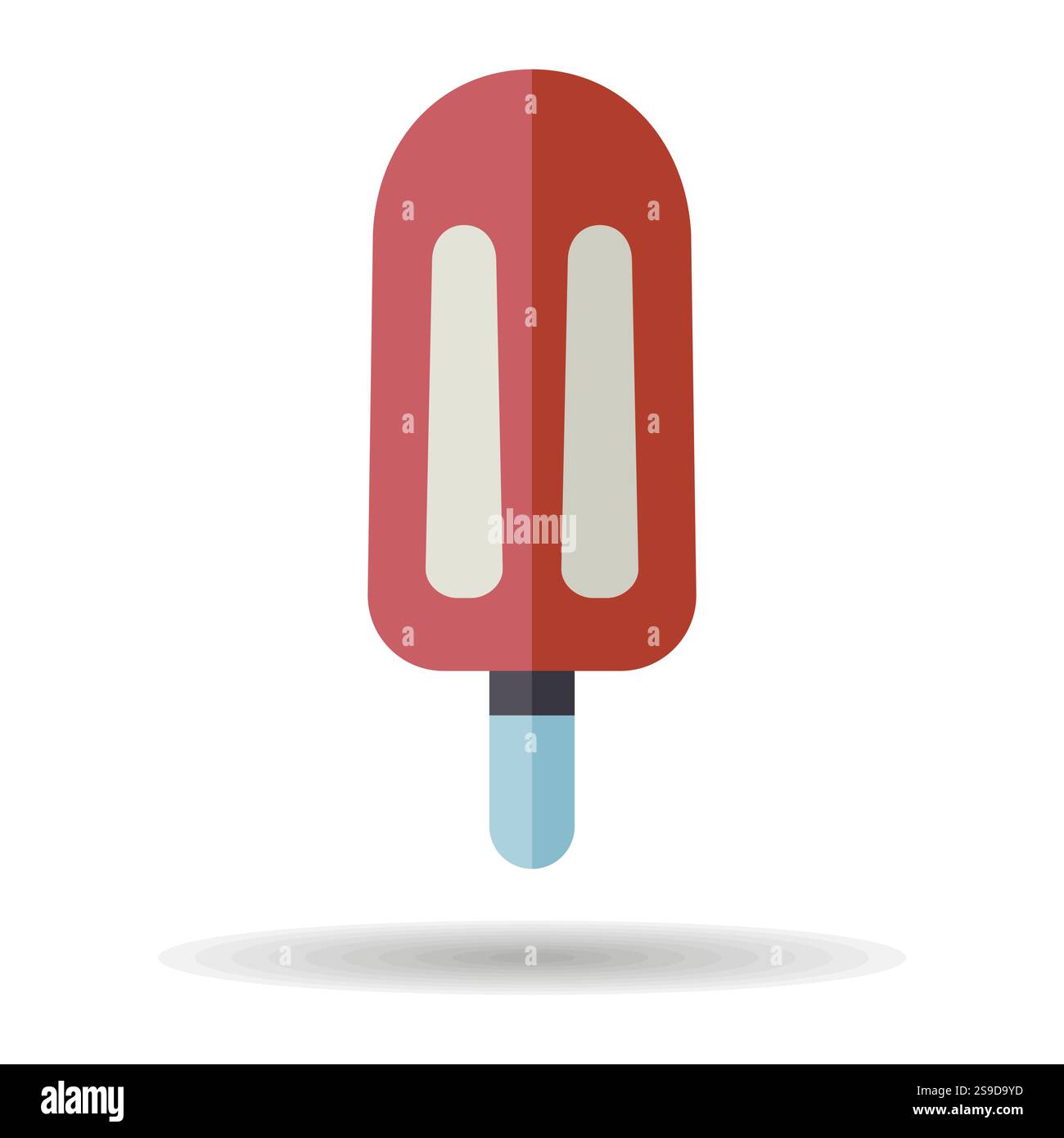 Popsicle vector icon. Fast food sign. Graph symbol for cooking web site ...