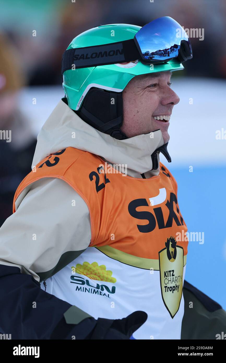 KITZBUEHEL, AUSTRIA JANUARY 25 former ski racer Fritz Strobl of