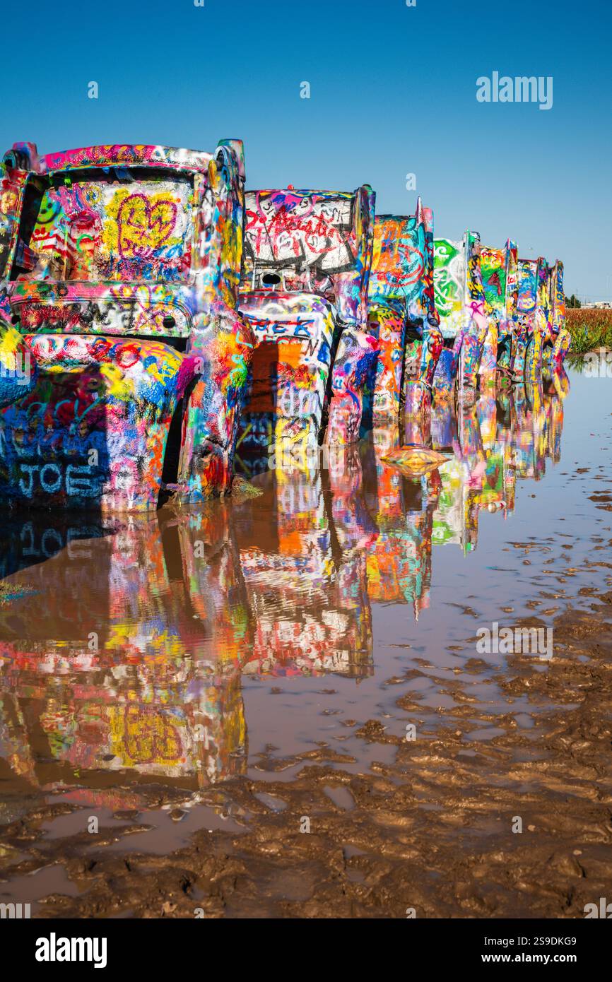 Amarillo, TX USA - August 31, 2024: Located along US Route 66 Texas ...