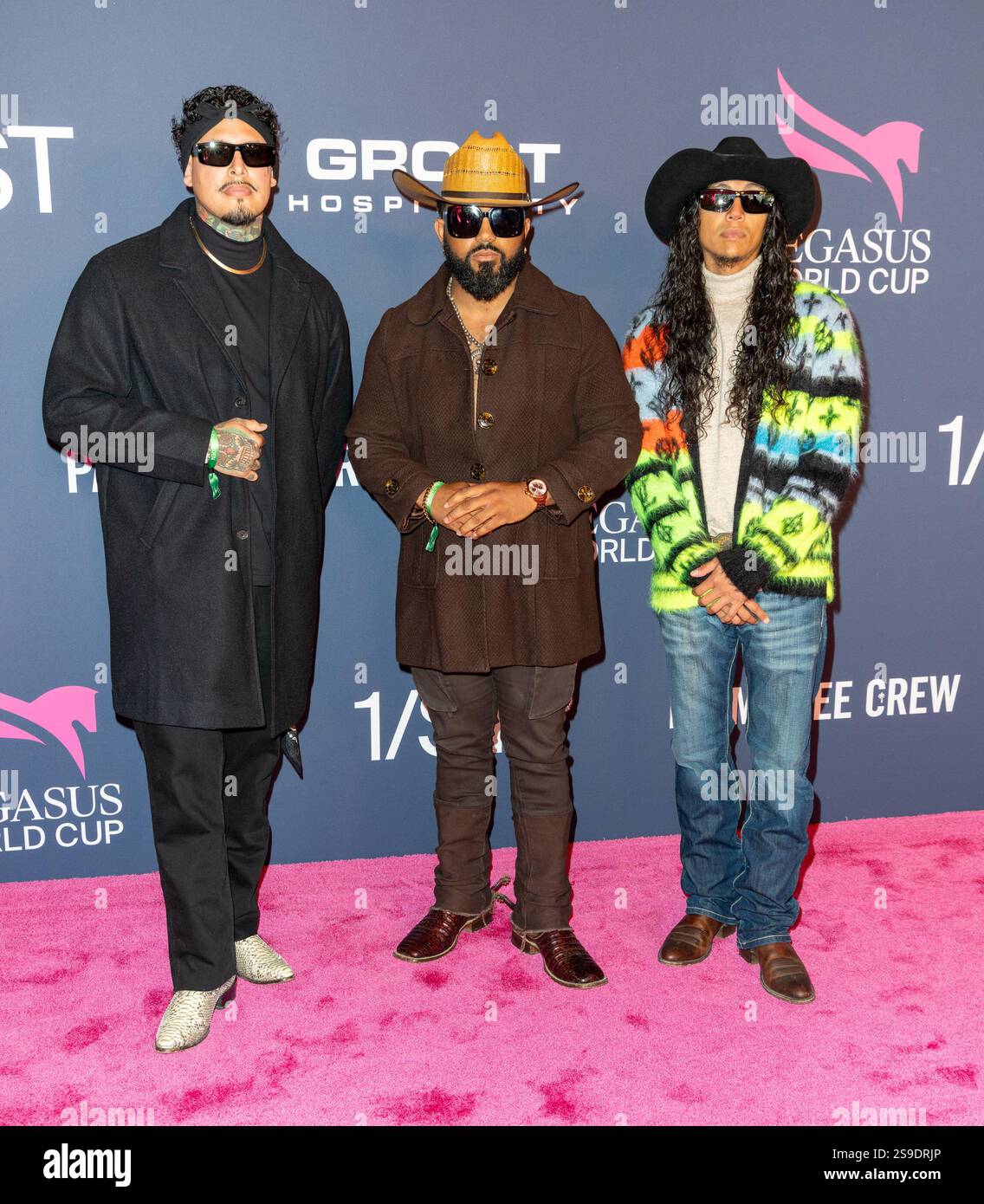 HALLANDALE, FLORIDA JANUARY 25 Compton Cowboys attends Pegasus World