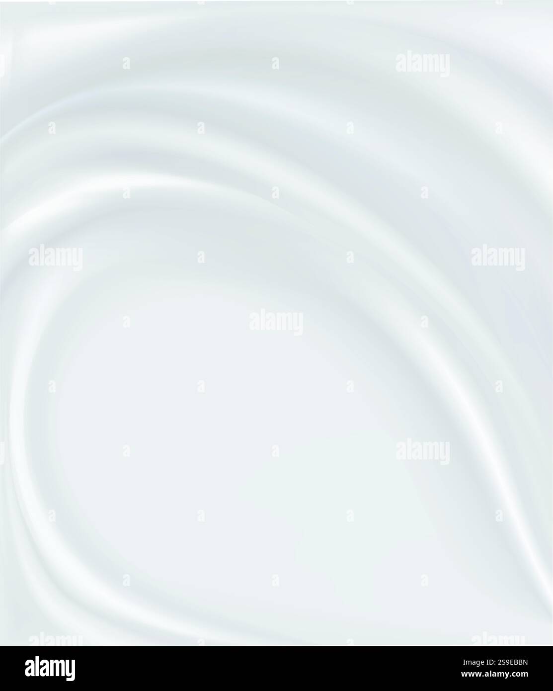 Abstract white background with waves.  Soft cloth. Stock Vector