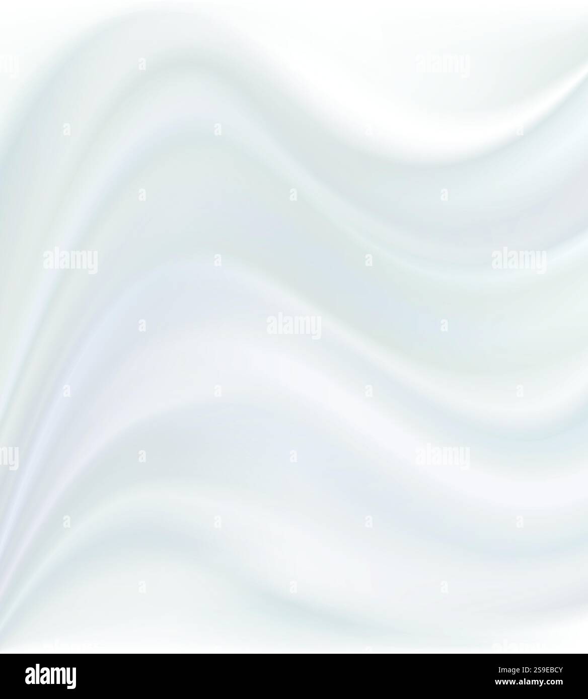 Abstract white background with waves. Soft cloth. Stock Vector