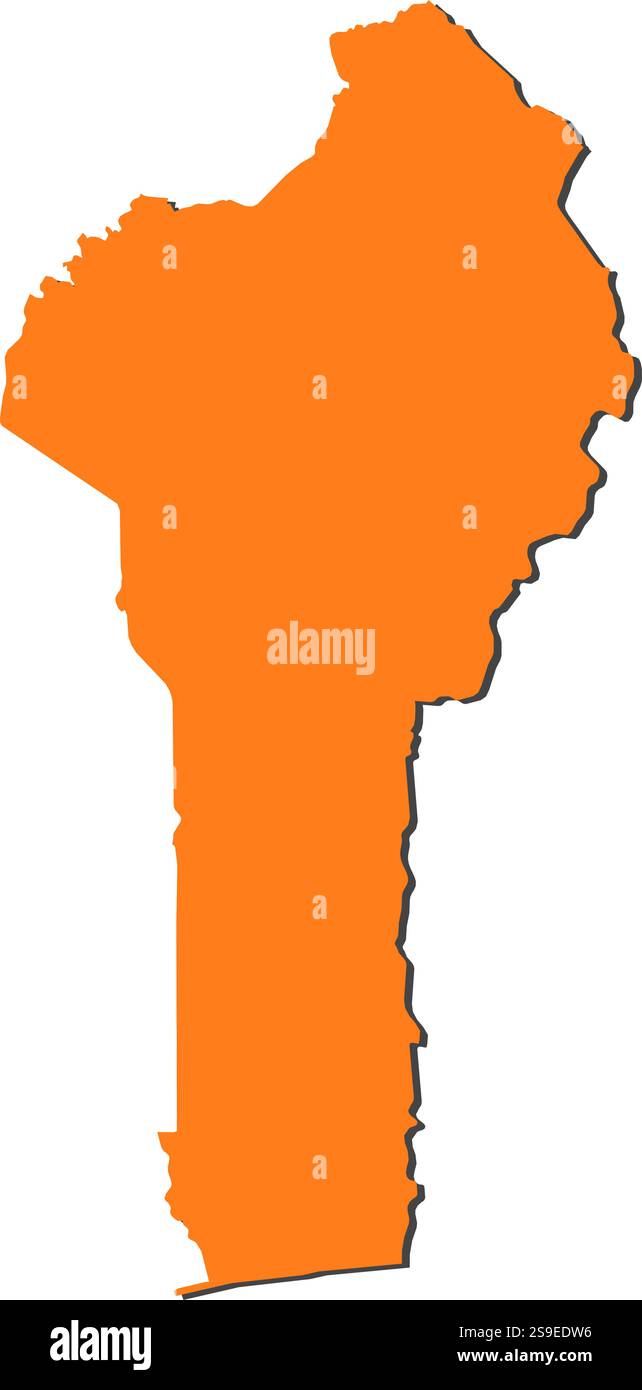 benin-3d-map-hi-res-stock-photography-and-images-alamy